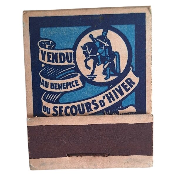 Boîte d’allumettes – Secours d’Hiver belge WW2