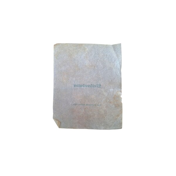 Papier d'emballage de beurre Allemand WW2