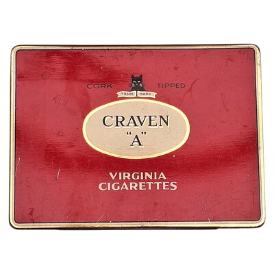 Boîte de cigarettes anglaise Craven A