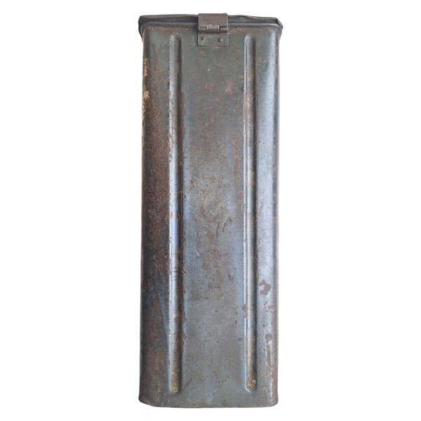 Boîte à café allemande émaillée bleue WW2