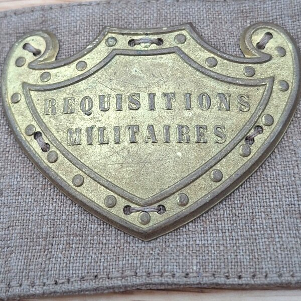 Brassard français Réquisitions Militaires WW1-WW2