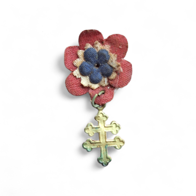 Rare broche Patriotique Française 