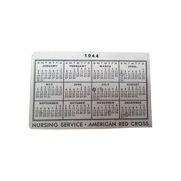 Calendrier Red Cross US WW2