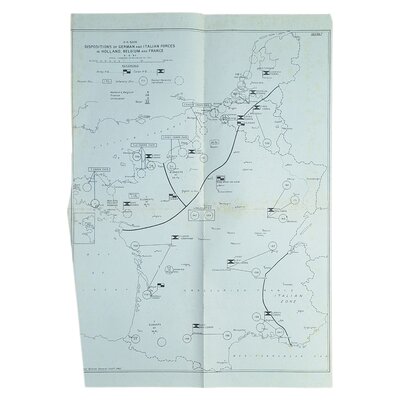 Carte Anglaise WW2