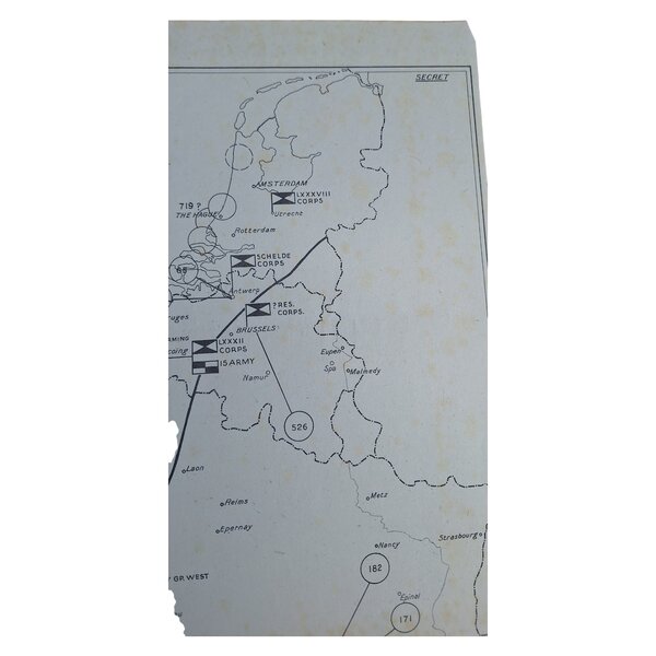 Carte Anglaise WW2