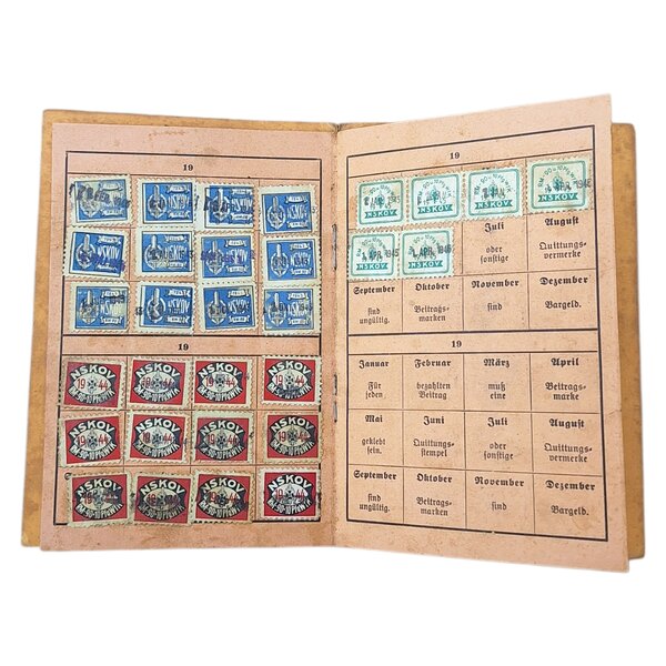 Carte de membre NSKOV WW2