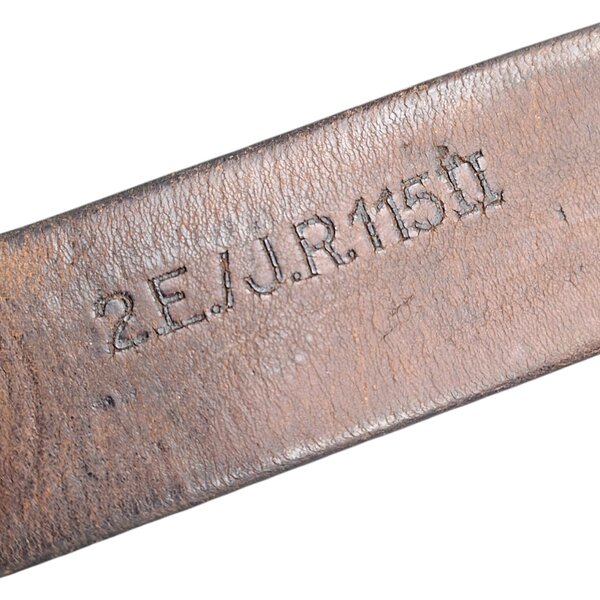 WW2 Ceinturon allemand en cuir Régimenté