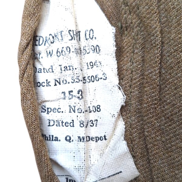 Chemise US WW2