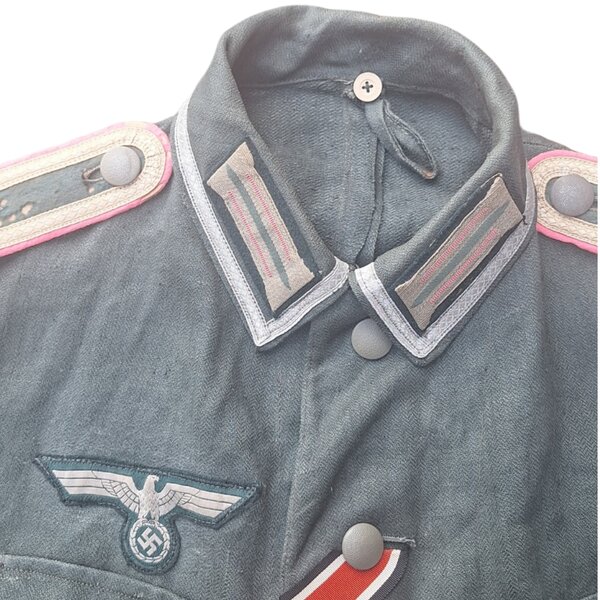 Feldbluse Allemande Drillich PanzerJäger WW2