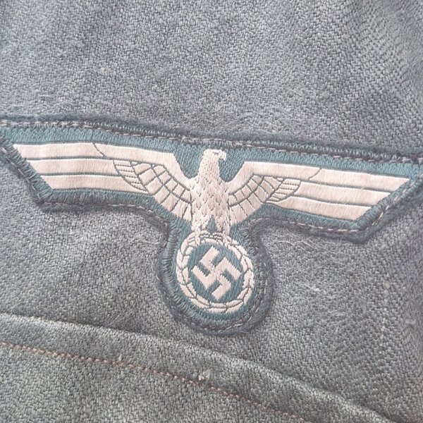 Feldbluse Allemande Drillich PanzerJäger WW2