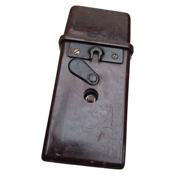 Téléphone allemand F33 en bakélite – Daté 1944  Équipement de communication Wehrmacht WWII