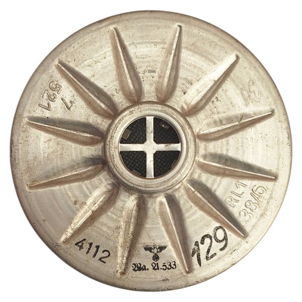 Filtre de masque anti‑gaz Luftschutz WW2