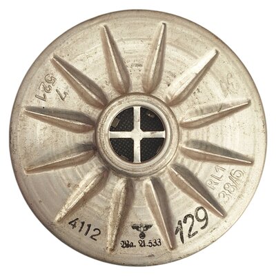 Filtre de masque anti‑gaz Luftschutz WW2