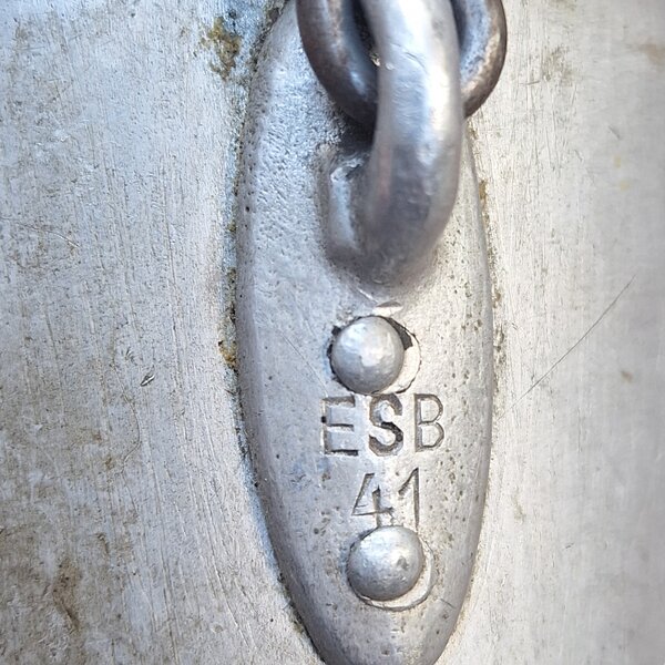 Gamelle allemande en aluminium