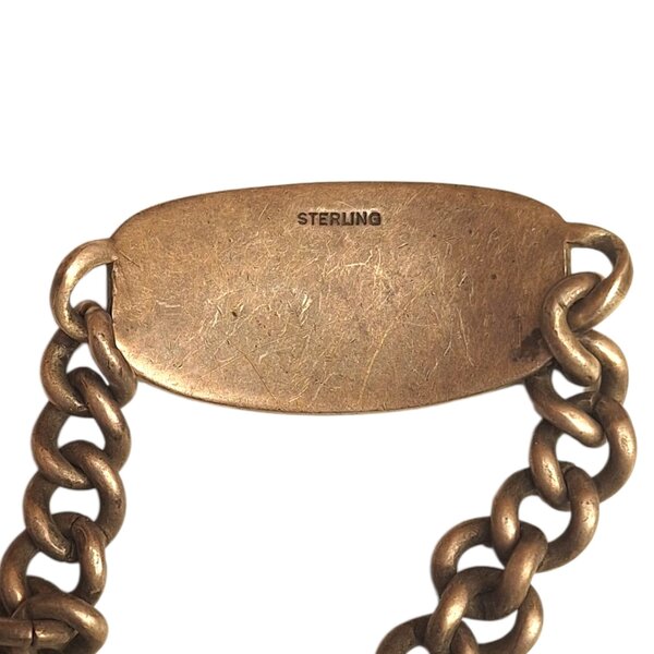 Gourmette soldat US WW2 – Sterling