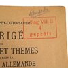 Livre de grammaire allemande 1937 – Prisonnier de guerre WW2