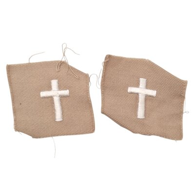 WW2 Rare paire d'insignes d'Aumônier US