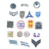 Lot d’insignes US WW2 