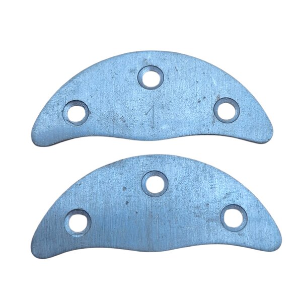 Paire de renforts de bottes/brodequins allemands WW2