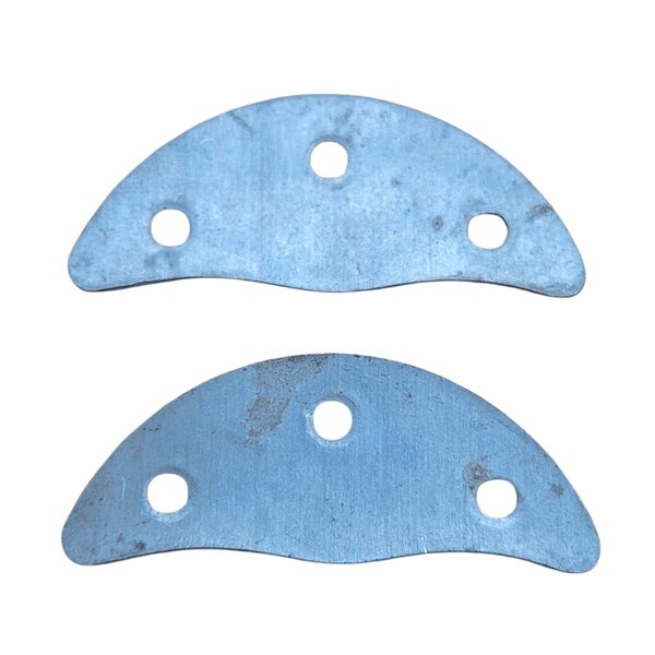 Paire de renforts de bottes/brodequins allemands WW2