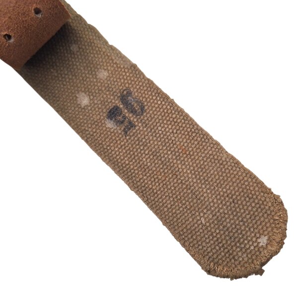Ceinturon allemand en web foncé – Taille 95, RBNr 0/0675/0122  Équipement Wehrmacht WWII