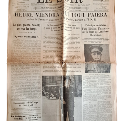 Journal Le Soir 1940