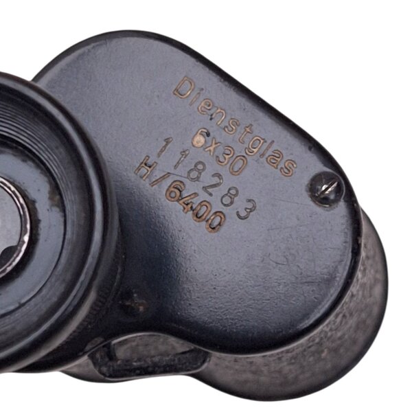 Jumelles allemandes Dienstglas 6x30 noires – Fabrication ddx